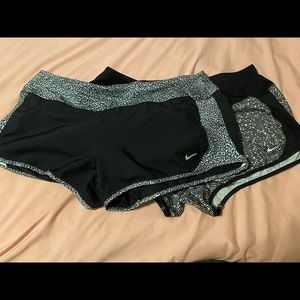 2 pairs of Nike shorts.